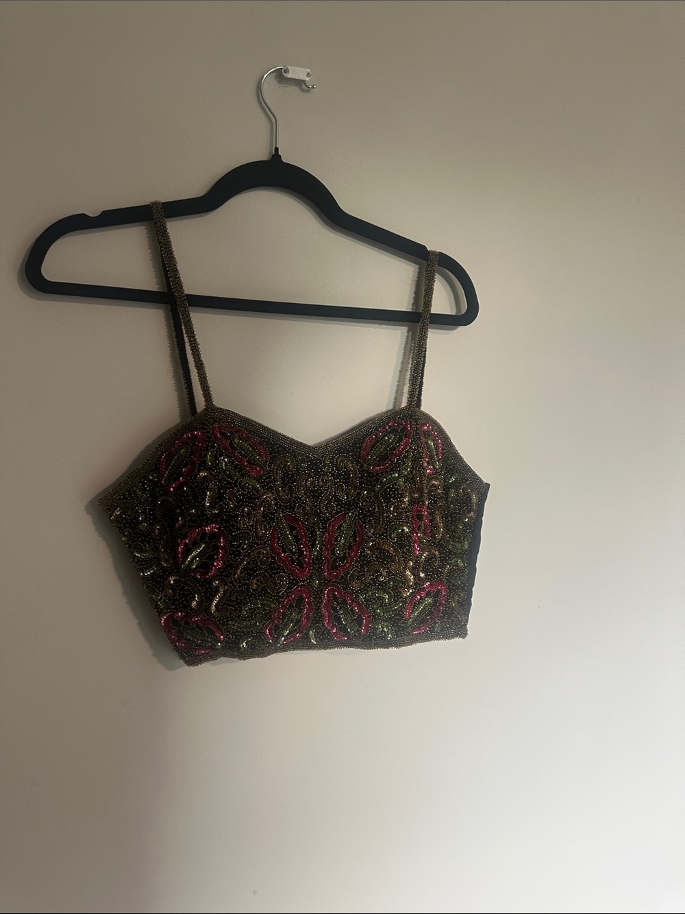 Vintage Beaded Bra Top